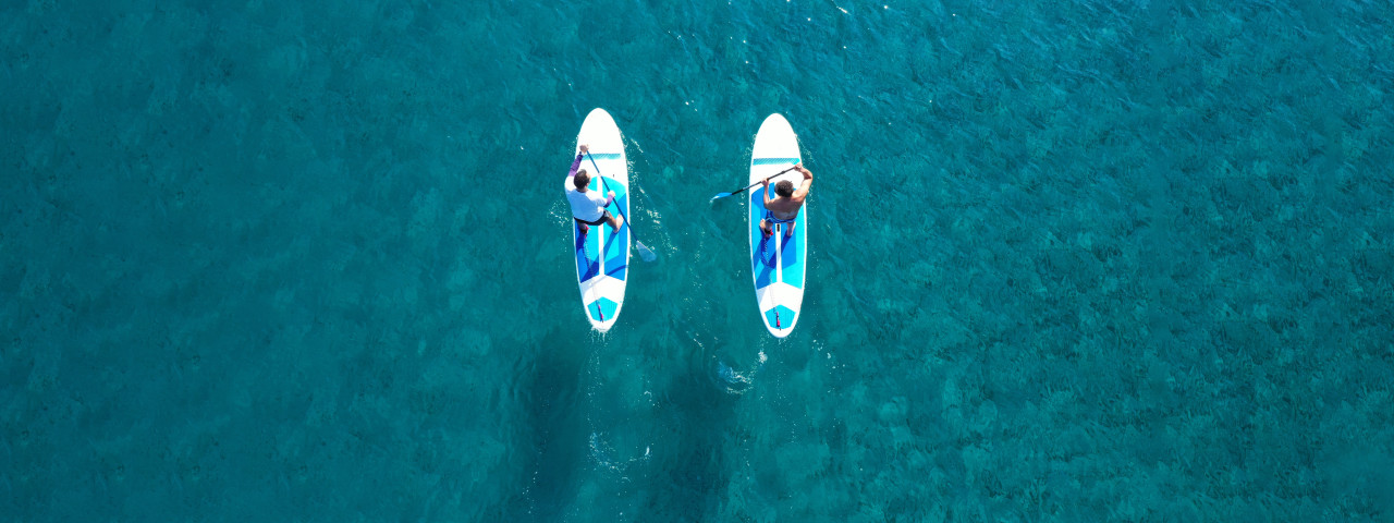 SUP Wasserwelten stehend entdecken